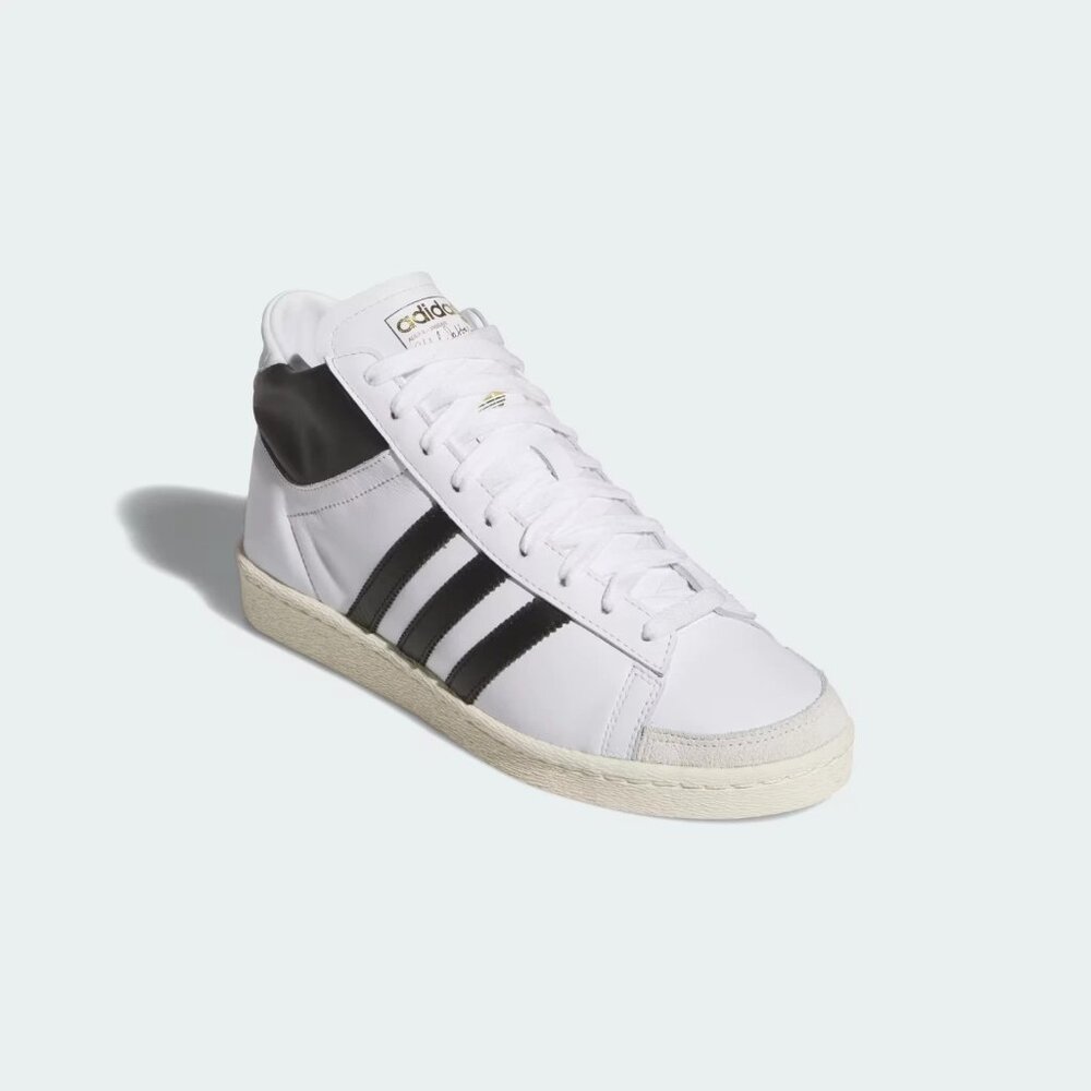 Adidas Original's Men's White BLack Jabbar Hi fashion sneakers JI3445